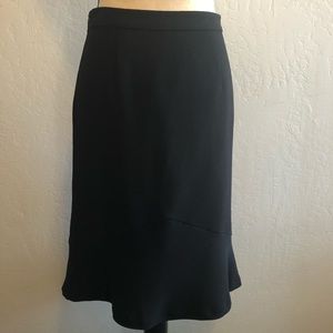 Banana Republic black flared skirt Size 0